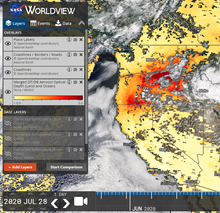 Connecting our Measurements to NASA Satellite Data